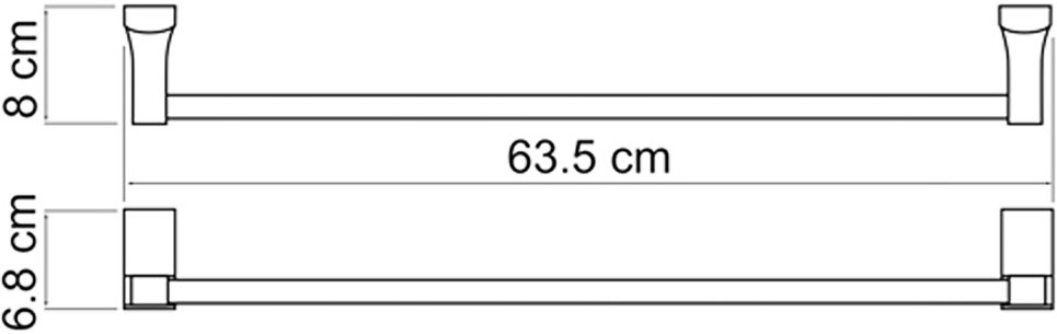 Полотенцедержатель Wasserkraft Exter K-5230 - 3