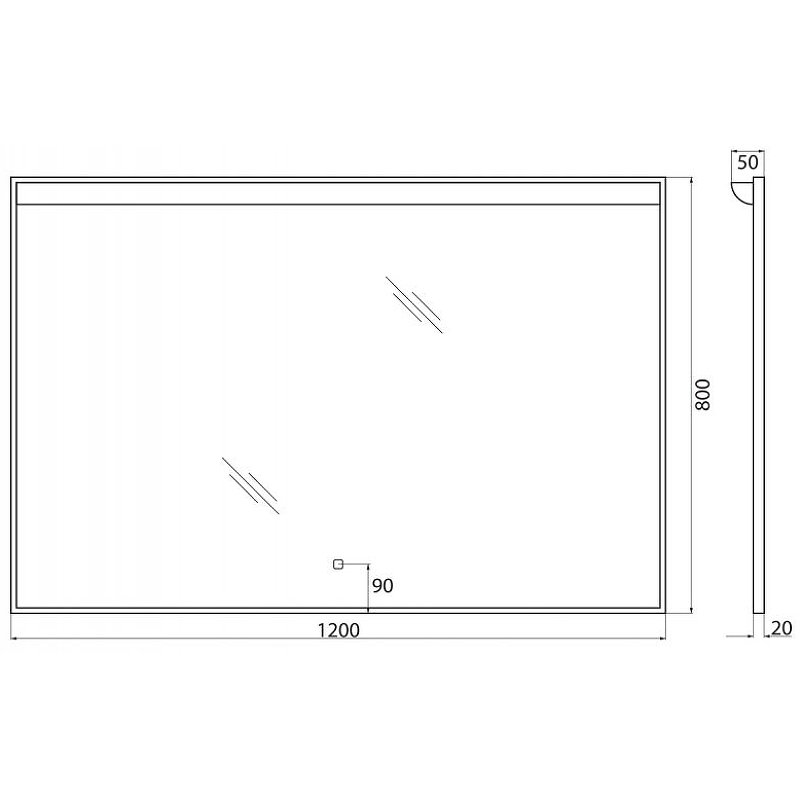 Комплект мебели Belbagno Kraft 120 белый матовый - 11