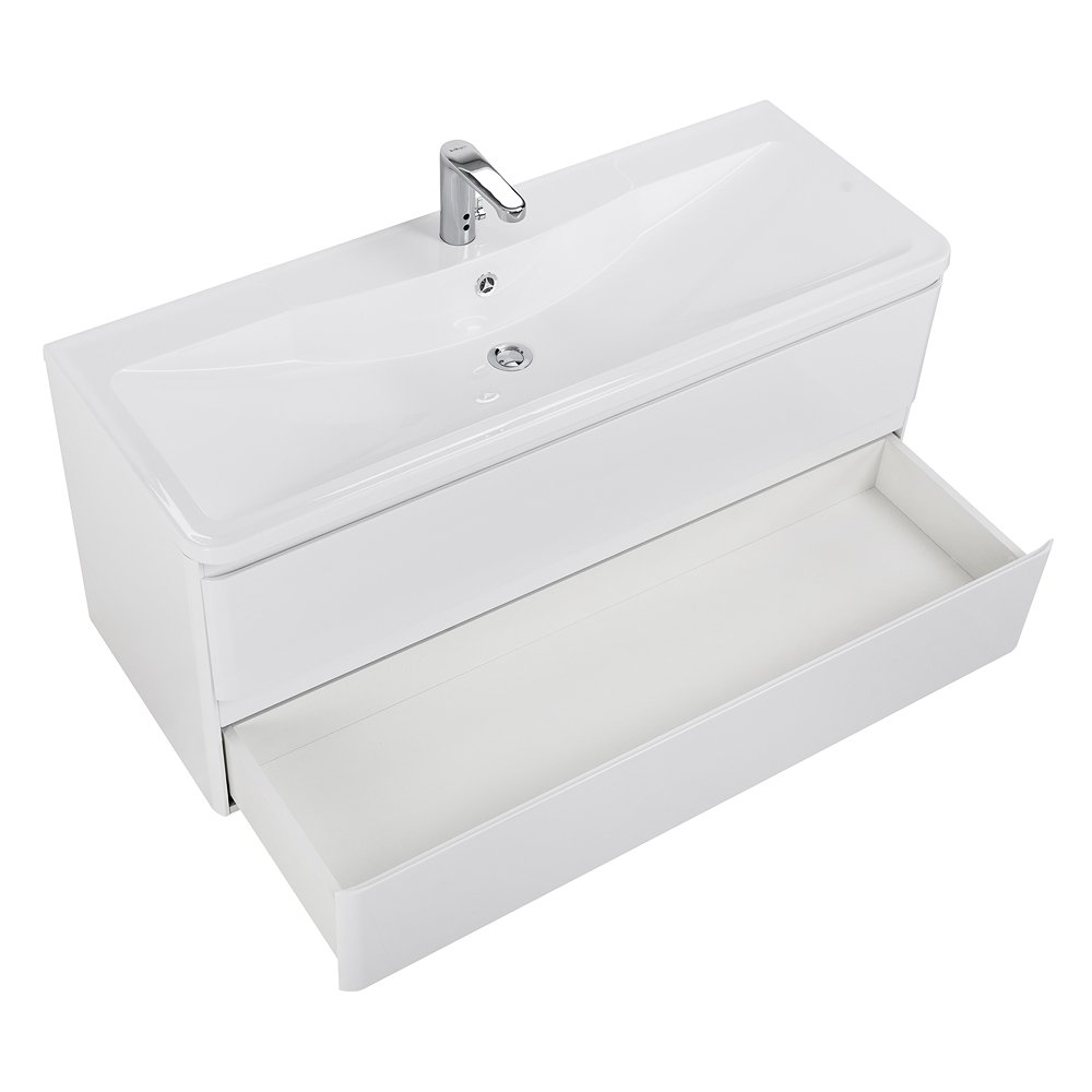 Тумба с раковиной BelBagno Albano 120 белый - 4