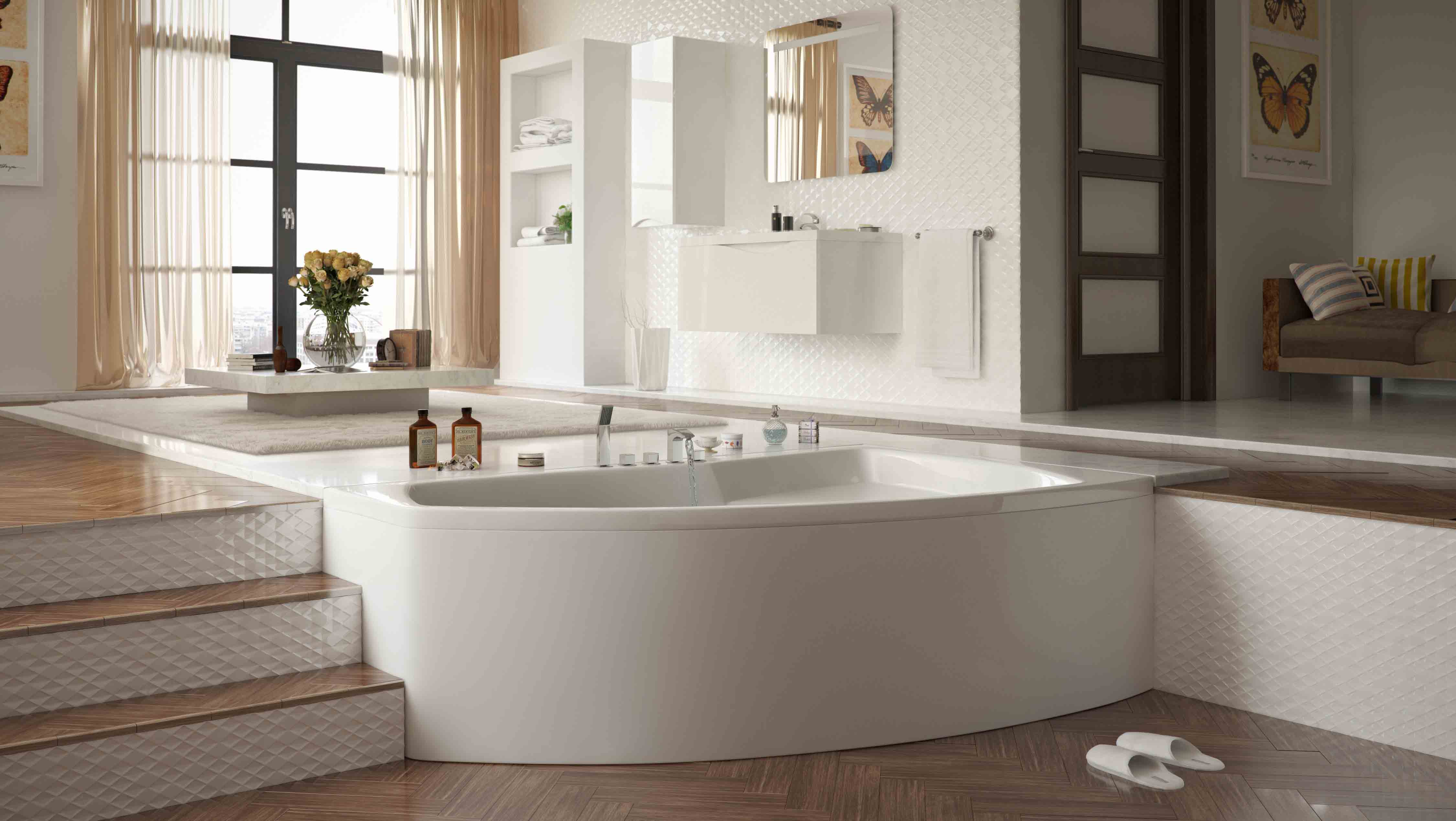 Акриловая ванна 1MarKa Assol  160х100 R 4604613303389 - 1