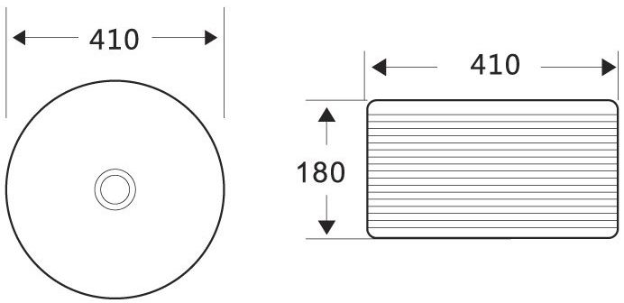 Рукомойник BelBagno BB1420 накладной - 2