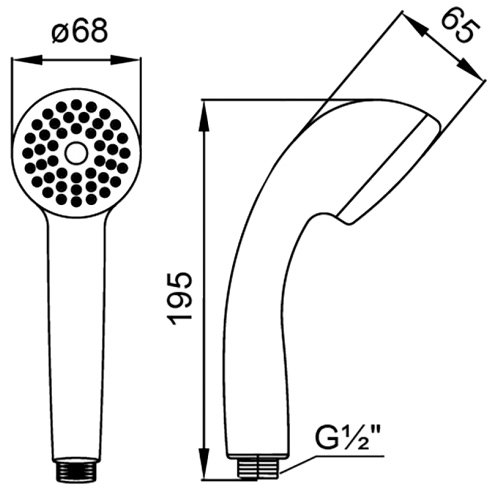 Смеситель Orange Loop для ванны с душем M26-100RG - 7