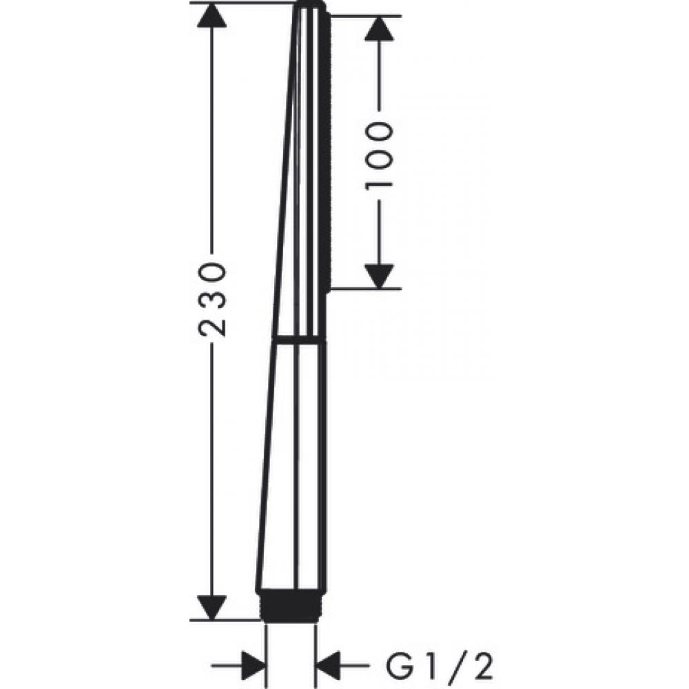 Ручной Душ Rainfinity 1jet Hansgrohe 26866340 - 4