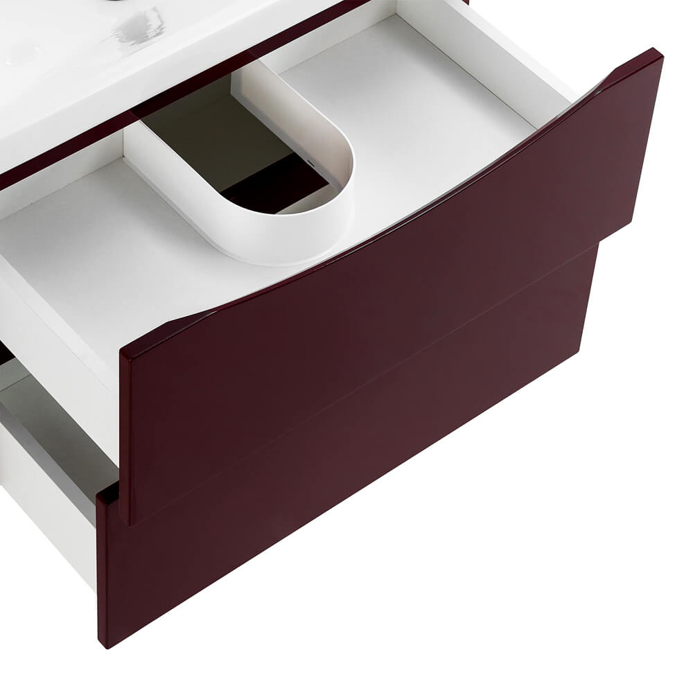 Тумба под раковину BelBagno Marino-Cer 70 бордовый MARINO-CER-700-2C-SO-BRDL-P - 3