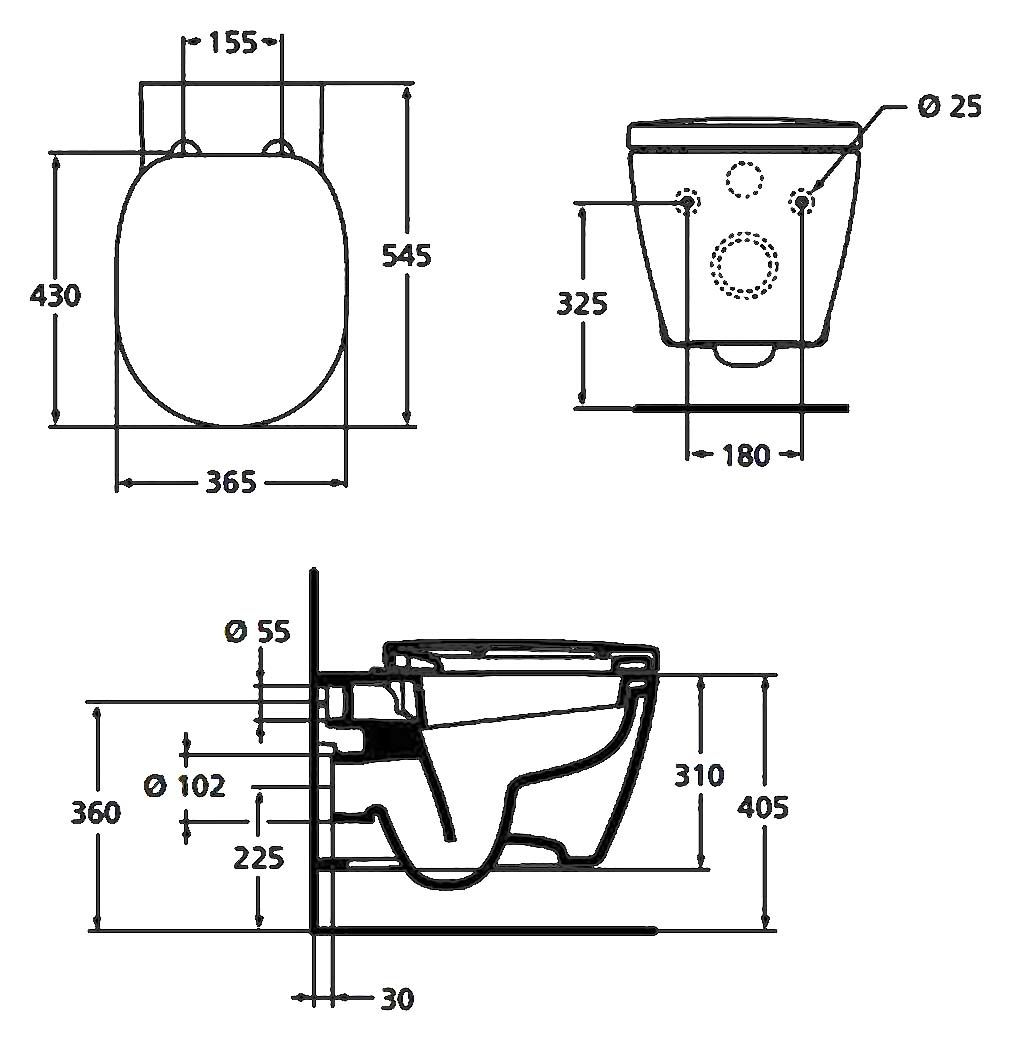 Унитаз подвесной Ideal Standard Connect E803501 - 8