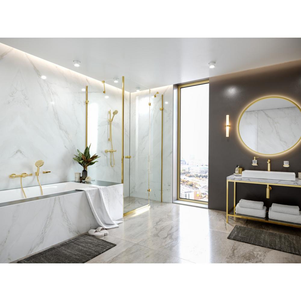 Смеситель для душа Hansgrohe Ecostat Comfort с термостатом полированное золото 13116990 - 2