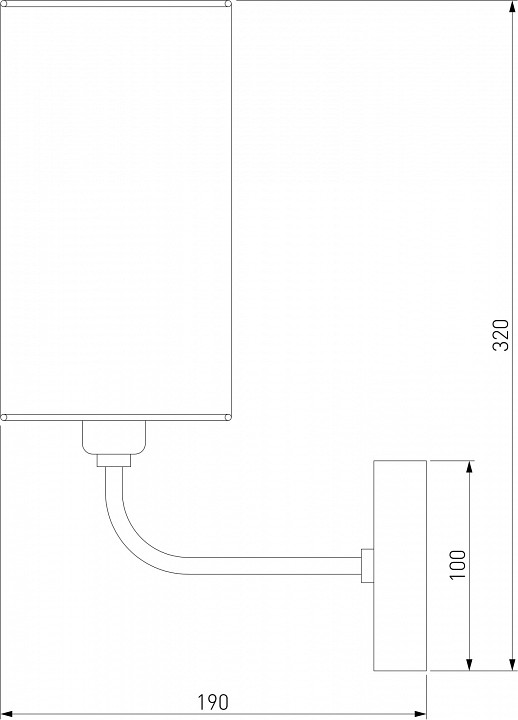 Бра Eurosvet Purezza 60128/1 золото - 2