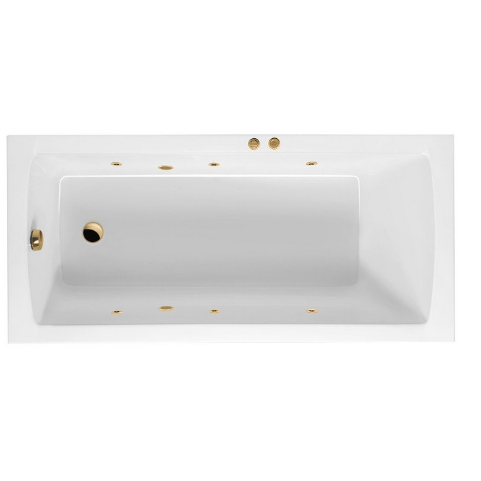 Ванна акриловая Excellent Aquaria Soft 150х70 с гидромассажем белый - золото WAEX.AQU15.SOFT.GL - 0