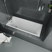 Чугунная ванна Delice Biove 170x75 DLR220509RB с черными матовыми ручками без антискользящего покрытия - 2