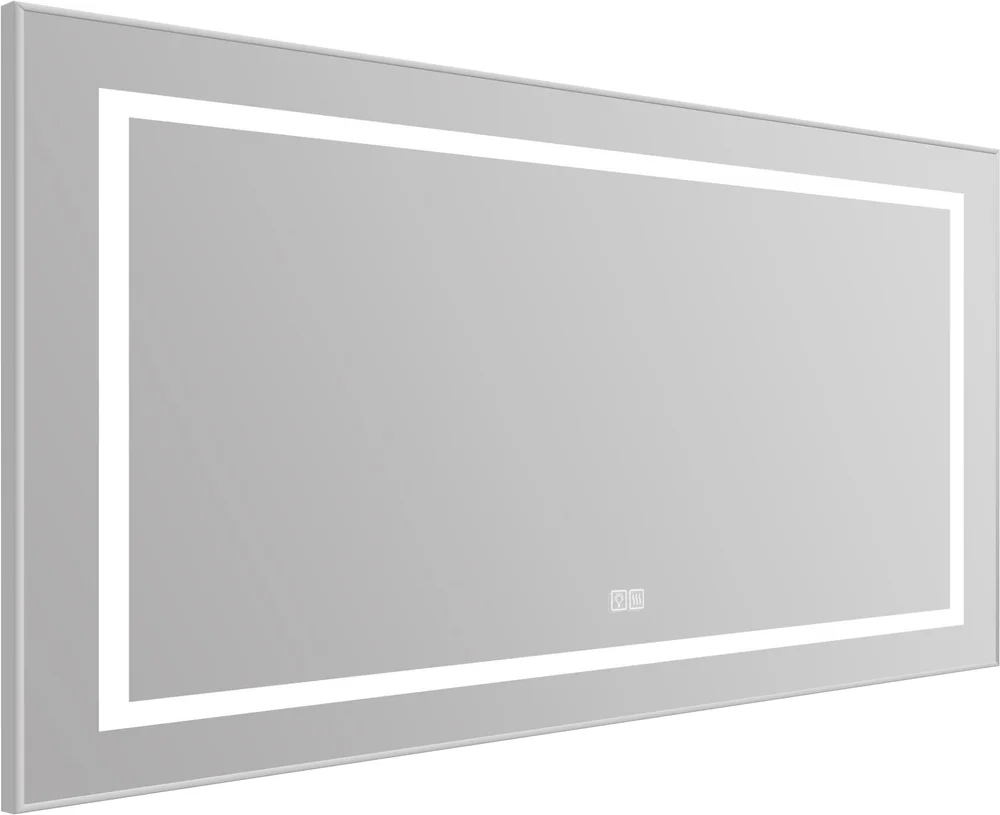 Зеркало BelBagno Kraft 108.5х68.5 с подсветкой, подогревом, хром  SPC-KRAFT-1085-685-TCH-WARM - 2