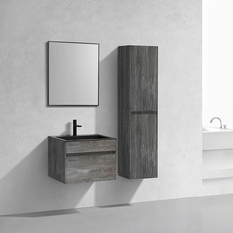 Тумба под раковину Vincea Chiara 60 серое дерево VMC-2C600GS - 1