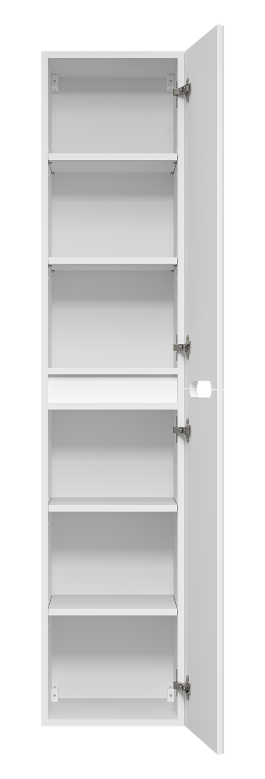 Шкаф - пенал Misty Роял 35 подвесной универсальный (белый) П-Роя-01035-011П - 3