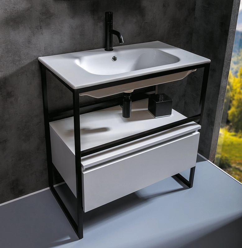 Тумба Armadi Art Loft 80 подвесная белый 894-080-W - 3
