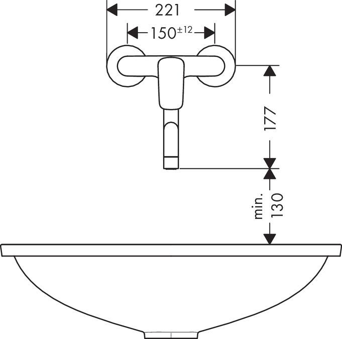 Смеситель Hansgrohe Logis 71836000 для кухонной мойки - 2