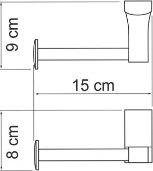 Держатель туалетной бумаги Wasserkraft Leine K-5096 - 2