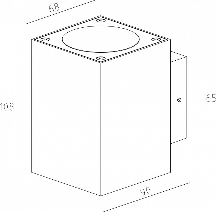 Накладной светильник Deko-Light Cubodo II Double DG Mini 731030 - 1