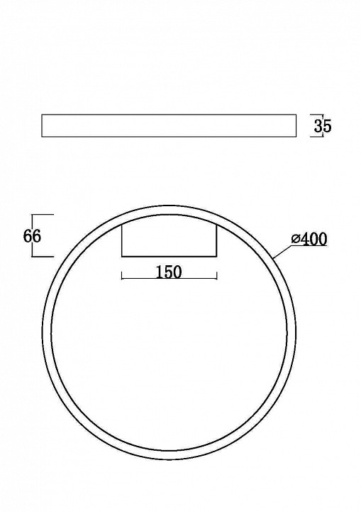 Накладной светильник Maytoni Rim MOD058CL-L25B3K - 3