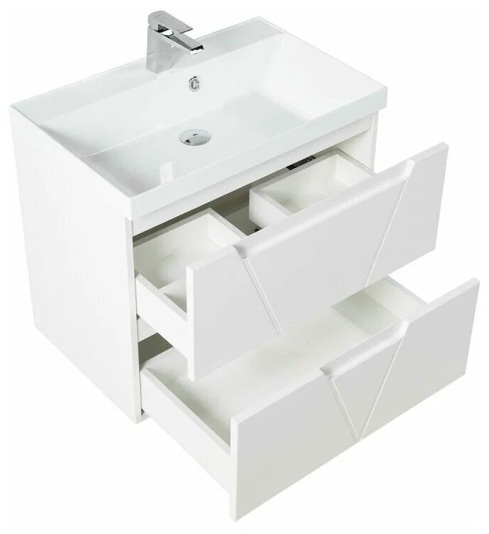 Тумба с раковиной BelBagno Vittoria 80 белый e - 6