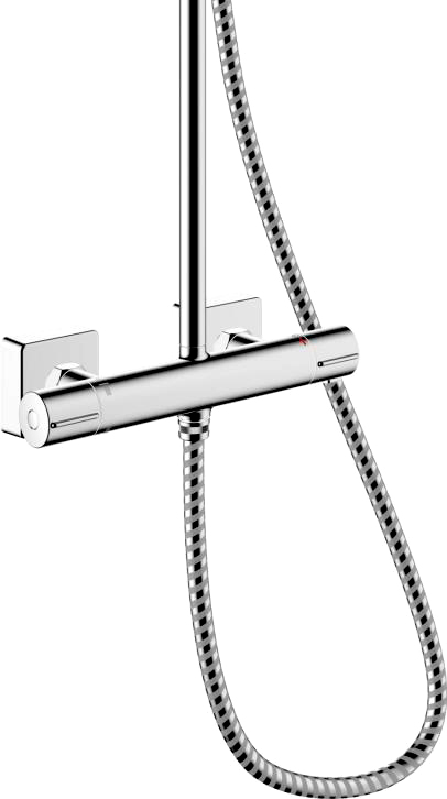 Душевая стойка Hansgrohe Vernis Shape 26286000 Showerpipe 230 1jet с термостатом, хром - 6