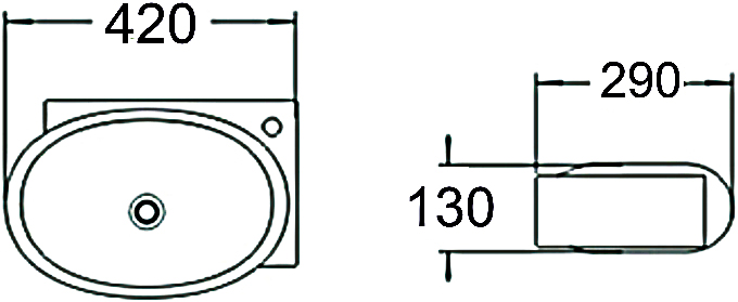 Рукомойник SantiLine SL-2022L - 1