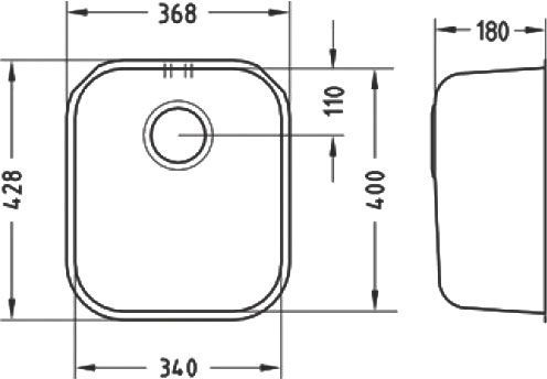 Мойка кухонная Alveus Variant 40 1009013 - 1