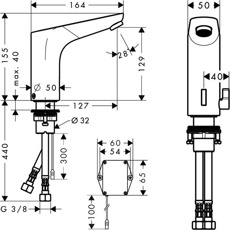 Смеситель Hansgrohe Focus 31171000 для раковины - 1