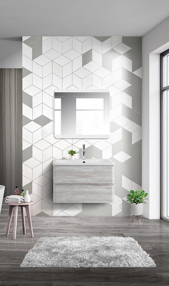 Комплект мебели BelBagno Albano 90 светлое дерево - 0