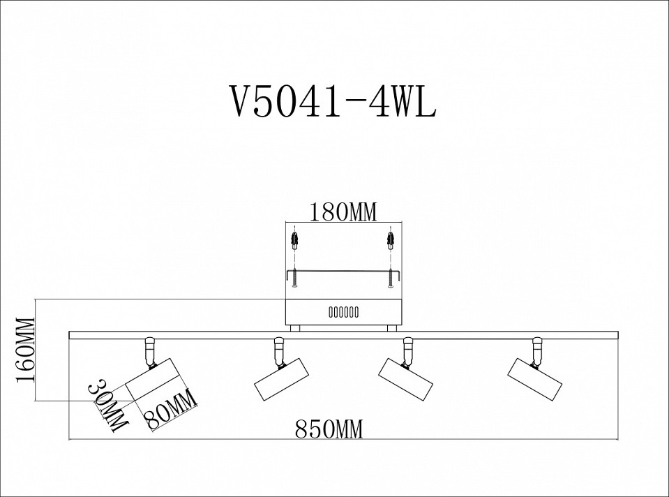 Спот Moderli Right V5041-4WL - 1