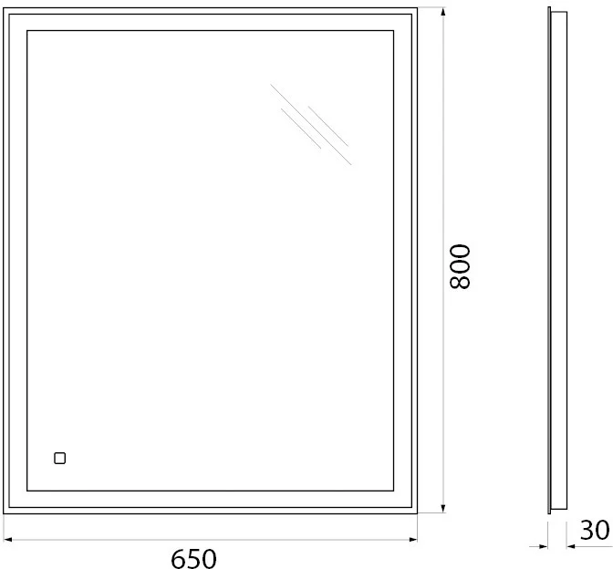 Комплект мебели BelBagno Etna 90 белый у - 8