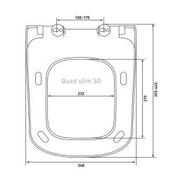 Сиденье для унитаза Berges Quad белое 018203 - 2