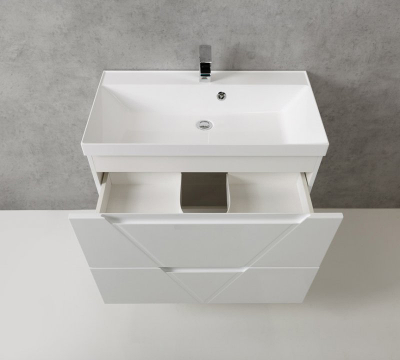 Тумба с раковиной BelBagno Vittoria 100 bianco lucido - 3