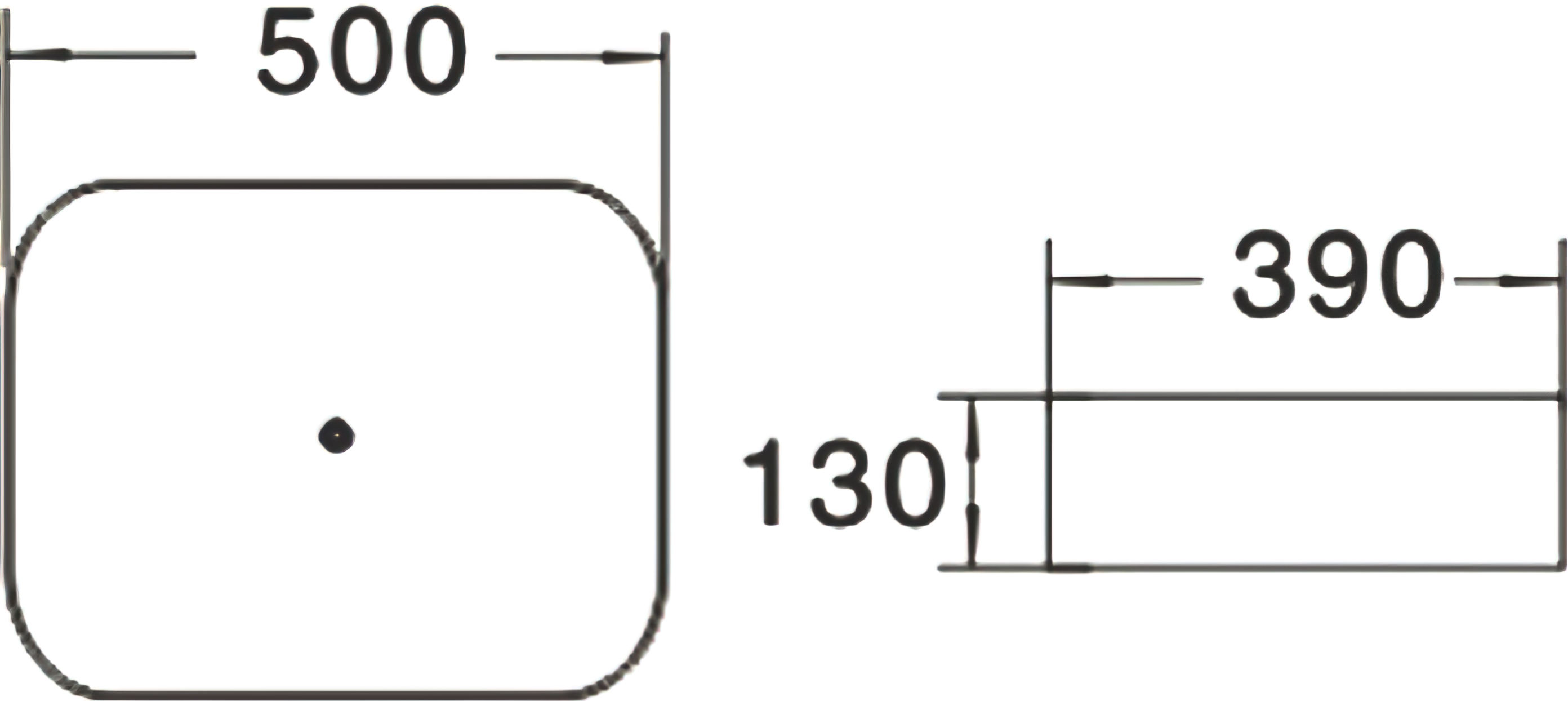 Раковина SantiLine SL-1051MG серая матовая - 1