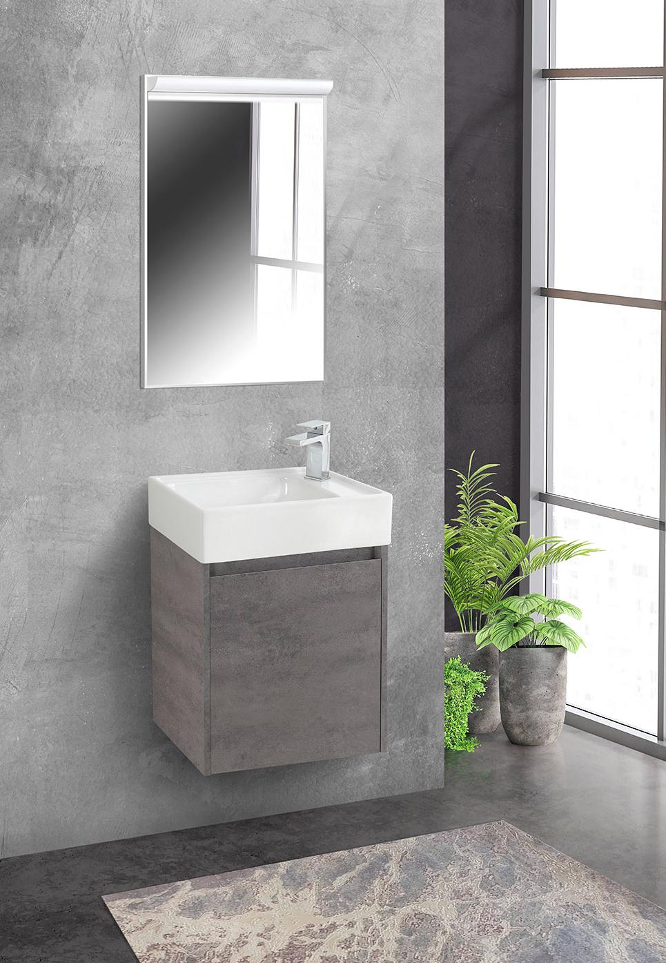 Комплект мебели Belbagno Kraft Mini 50 R серый - 0