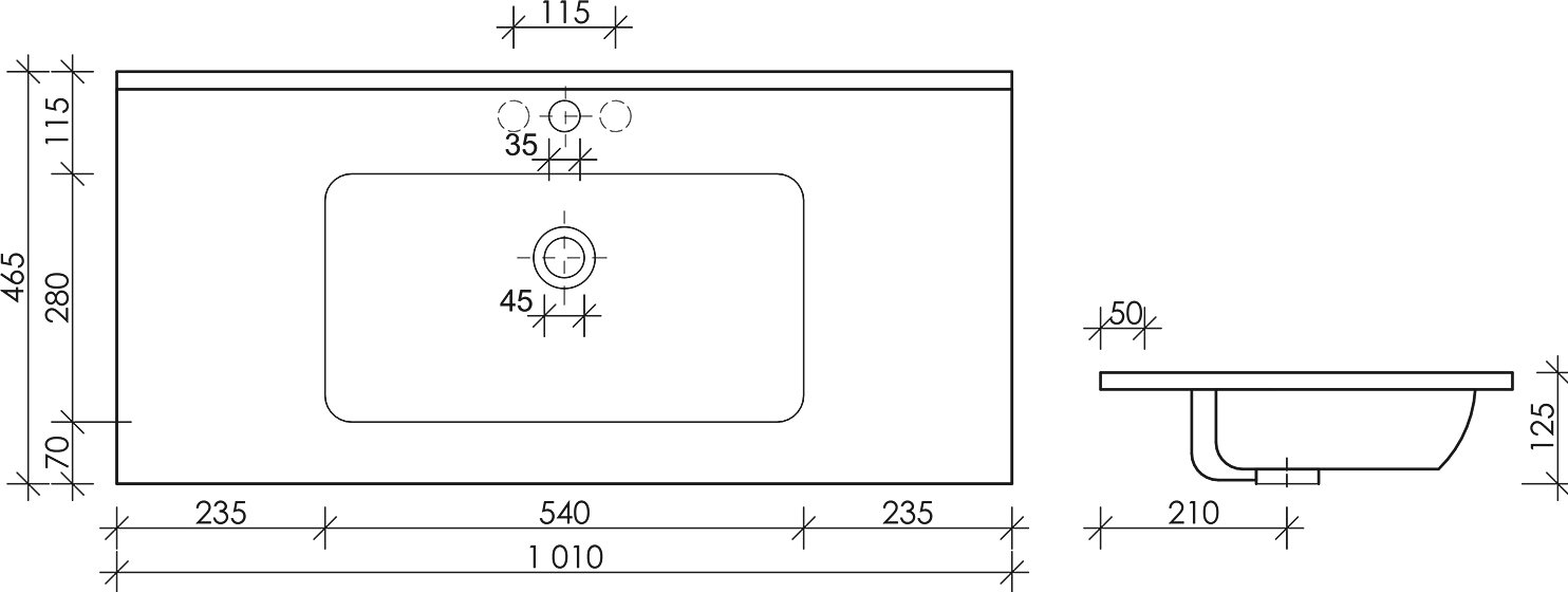 Раковина Ceramica Nova Element CN7003 - 1