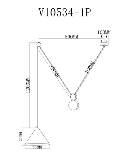 Подвесной светильник Moderli Plano V10534-1P - 2