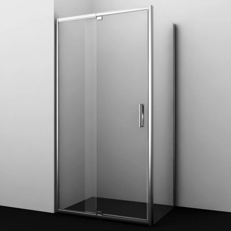 Душевой уголок Wasserkraft Berkel 130x80 профиль хром стекло прозрачное 48P32 - 0