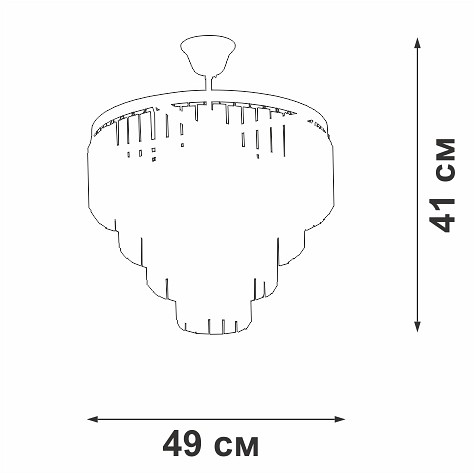 Люстра на штанге Vitaluce V58250 V58250-8/5 - 1