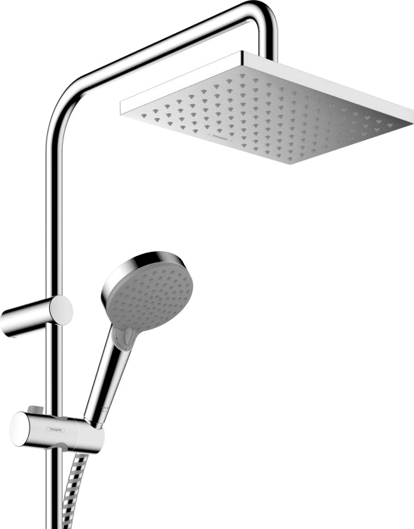 Душевая стойка Hansgrohe Vernis Shape 26286000 Showerpipe 230 1jet с термостатом, хром - 5