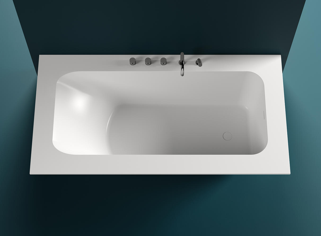 Ванна из искусственного камня Salini Orlando 190x100 102114MH S-Sense, матовый, RAL снаружи - 0
