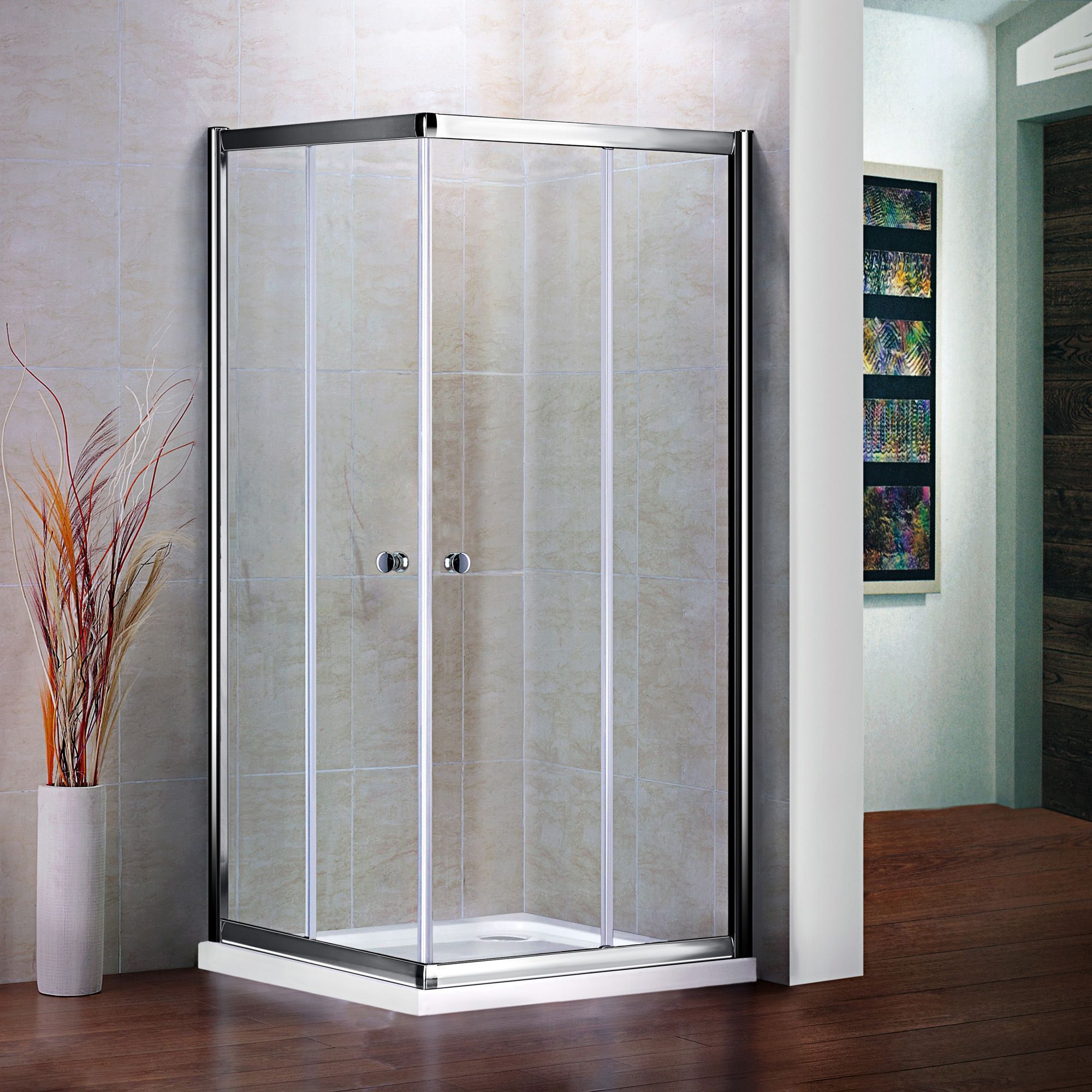 Душевой уголок Cezares Pratico A2 80 C Cr PRATICO-A-2-80-C-Cr - 0