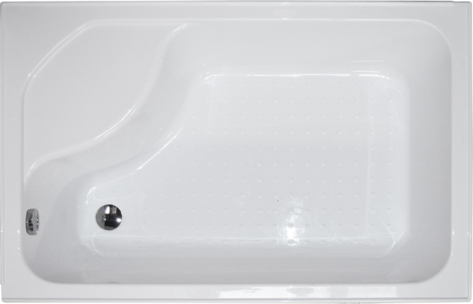 Душевой уголок Royal Bath BP 120х80 L профиль белый стекло прозрачное RB8120BP-T-L - 3