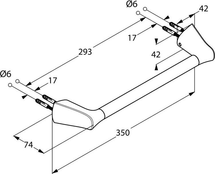 Поручень Kludi Ambienta 5398105 - 1