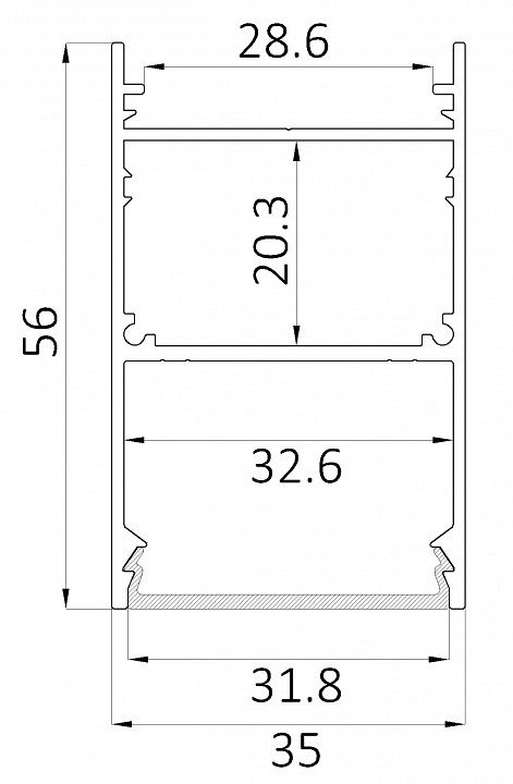 Накладной светильник 6063 LINE 3556 0412628 - 1