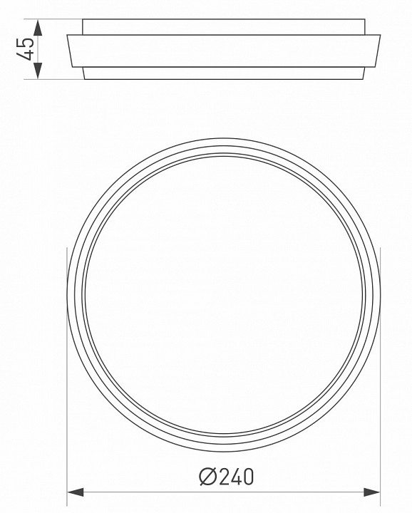 Уличный светодиодный светильник Arlight LGD-Giro-R240-25W Day4000 032424 - 3