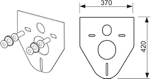 Декоративная панель TECE TECElux 9650107 для Duravit Senso Wash и Villeroy & Boch ViClean L - 3