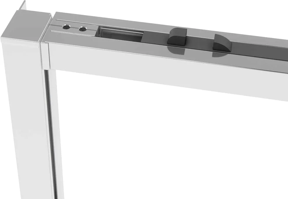 Душевая дверь Vincea Slim Soft 150х200 профиль хром стекло прозрачное VDS-1SS150CL - 5