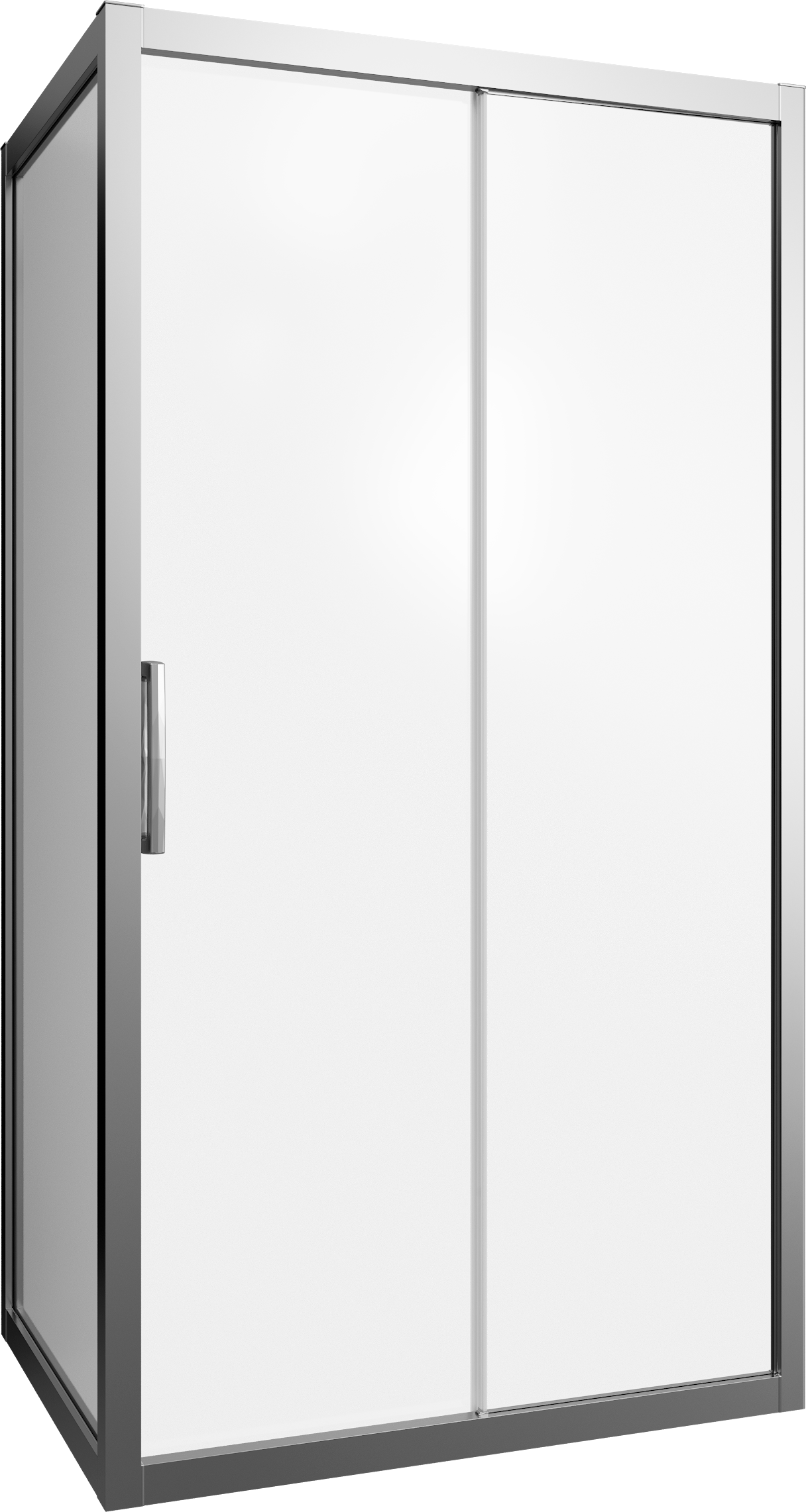Душевой уголок STWORKI Эстерсунд DE019R90120200 120x90 см профиль хром матовый, стекло матовое, прямоугольный 3GW188TTKK000 - 4