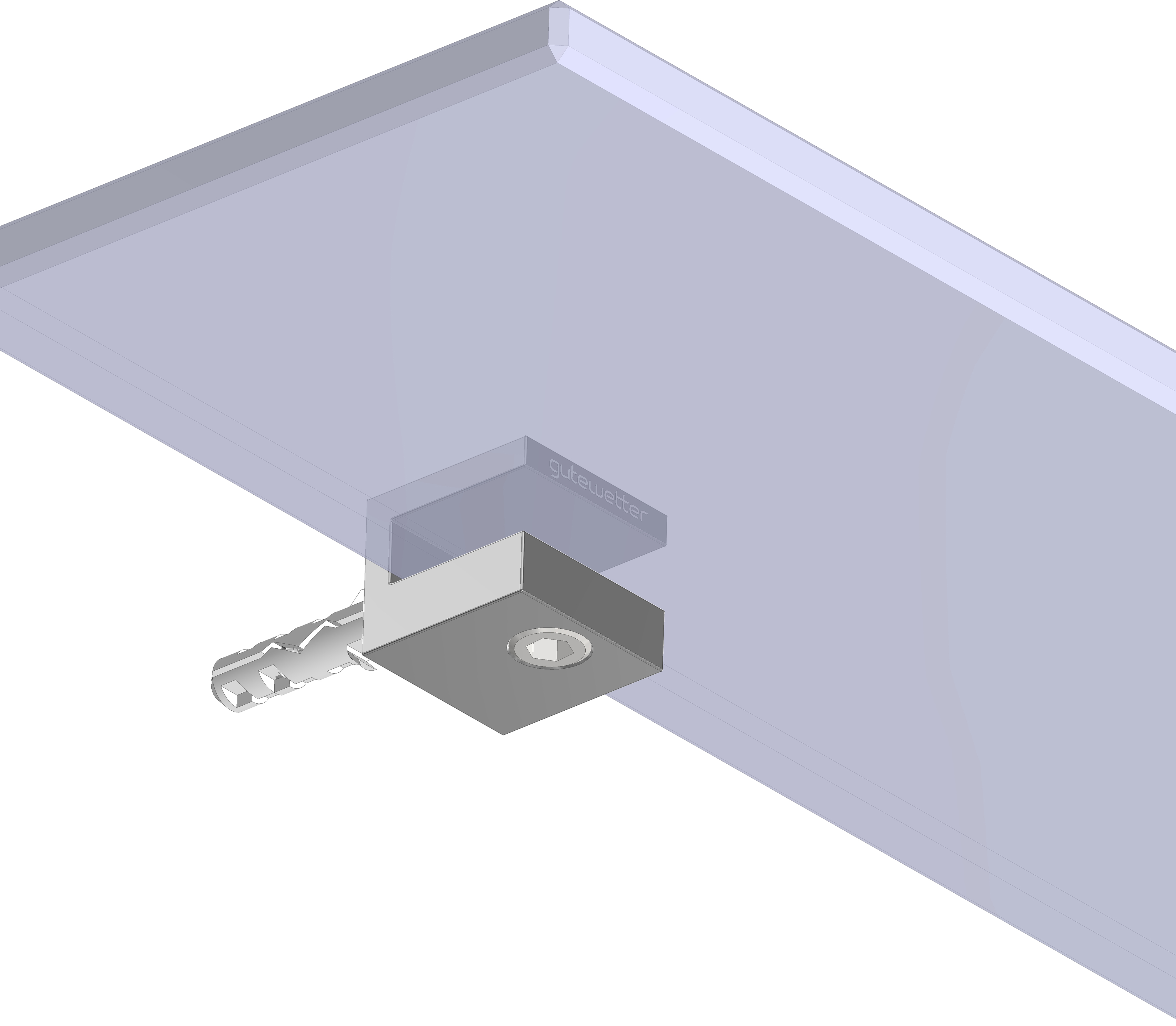 Полка STWORKI Glass Shelf 60 полкодержатели хром 3GW257TTKK000 - 6