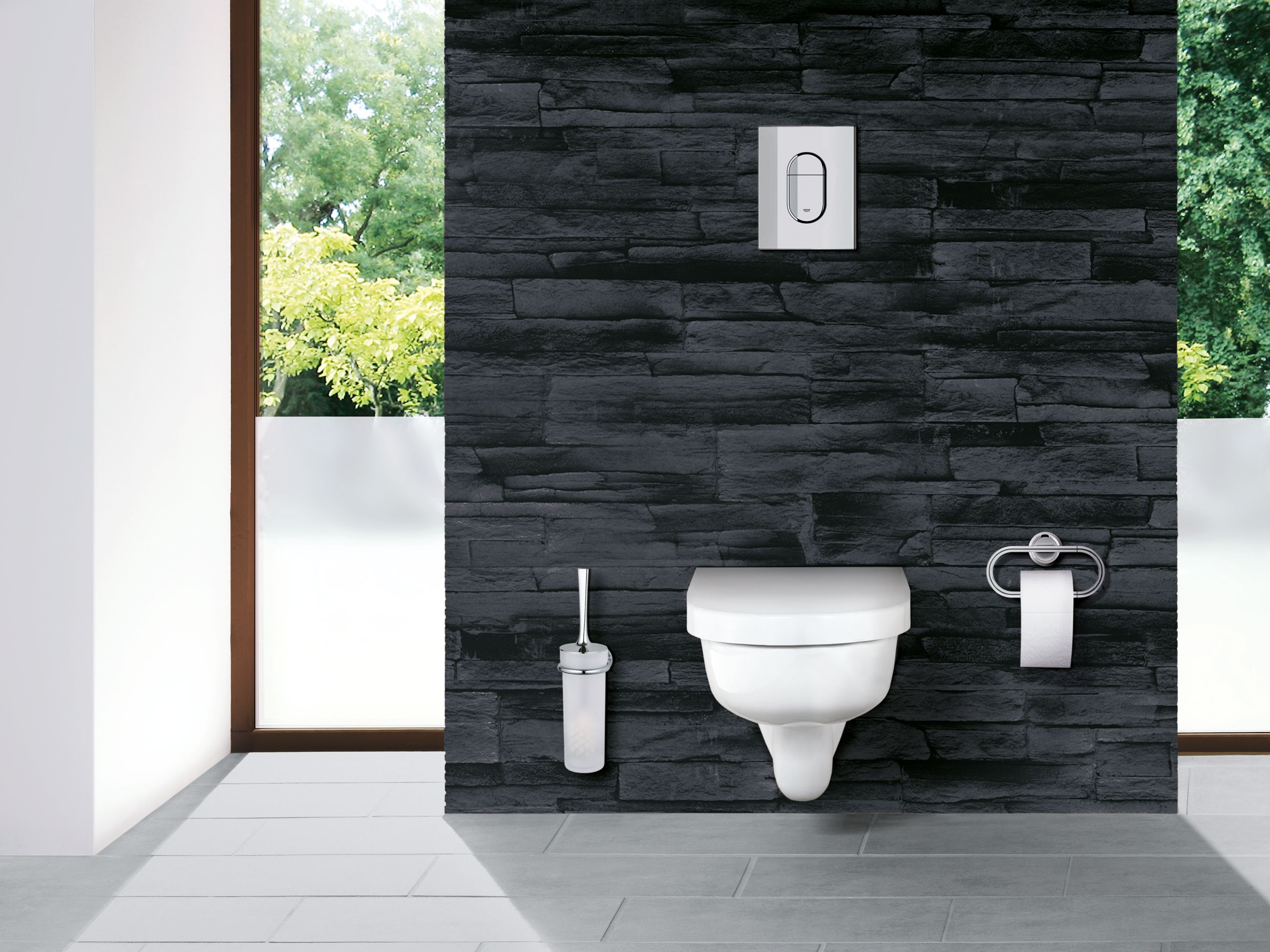 Кнопка смыва Grohe Arena Cosmopolitan 38844P00 хром матовый - 4