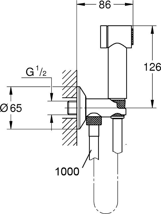 Гигиенический душ Grohe Sena Trigger Spray 35 26329000 - 2